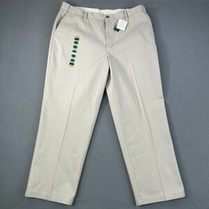 LL Bean Pants Mens 40x36 Wrinkle Free Chino Pants Khaki Comfort Waist NWT‎
